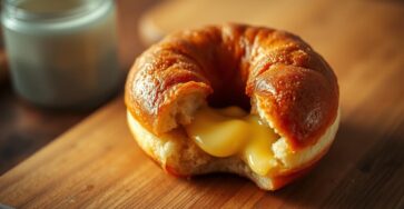 Bismarck / Jam-filled donut  istilah umum untuk donat isi (custard/jam).