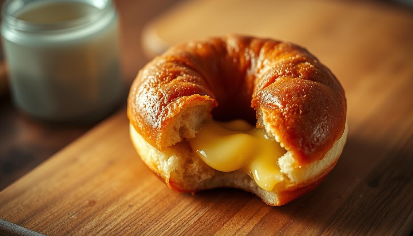 Bismarck / Jam-filled donut  istilah umum untuk donat isi (custard/jam).