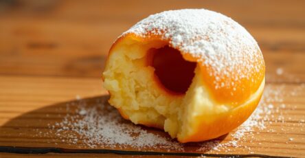 Doughnut hole / Munchkin bola kecil yang berasal dari bagian tengah ring donut.