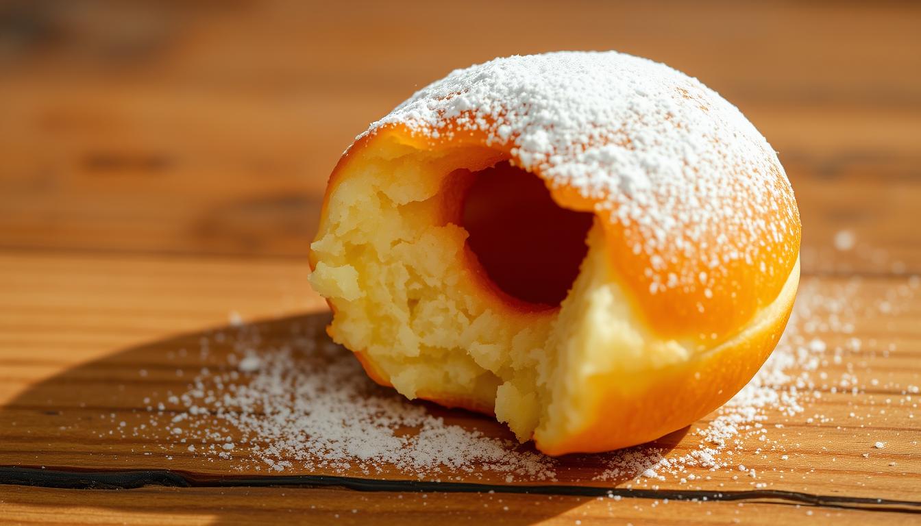 Doughnut hole / Munchkin bola kecil yang berasal dari bagian tengah ring donut.