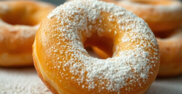 Ponchik / Ponchiki (Rusia) donat bolong/bola isi manis.
