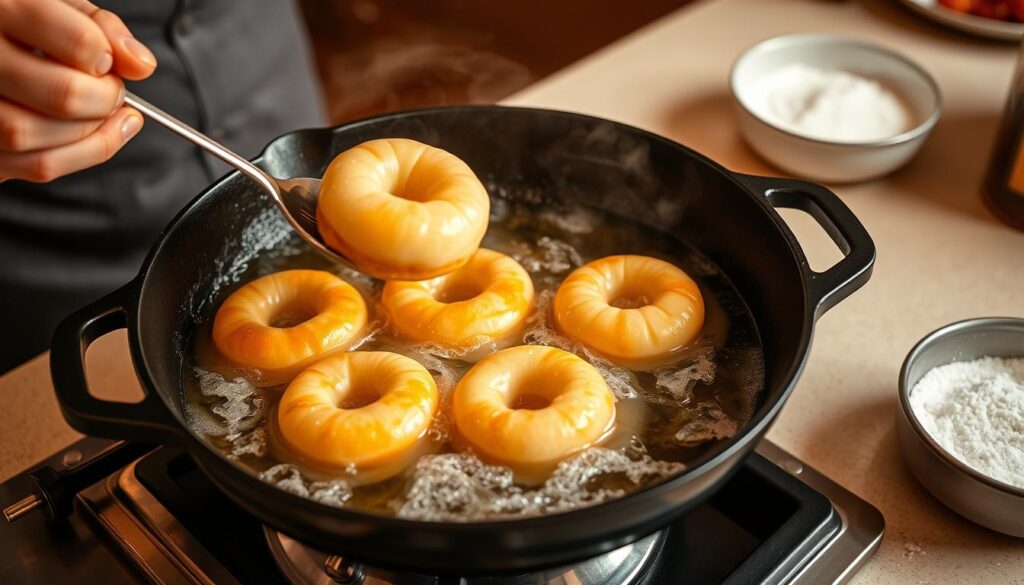 menggoreng donat menggoreng donat