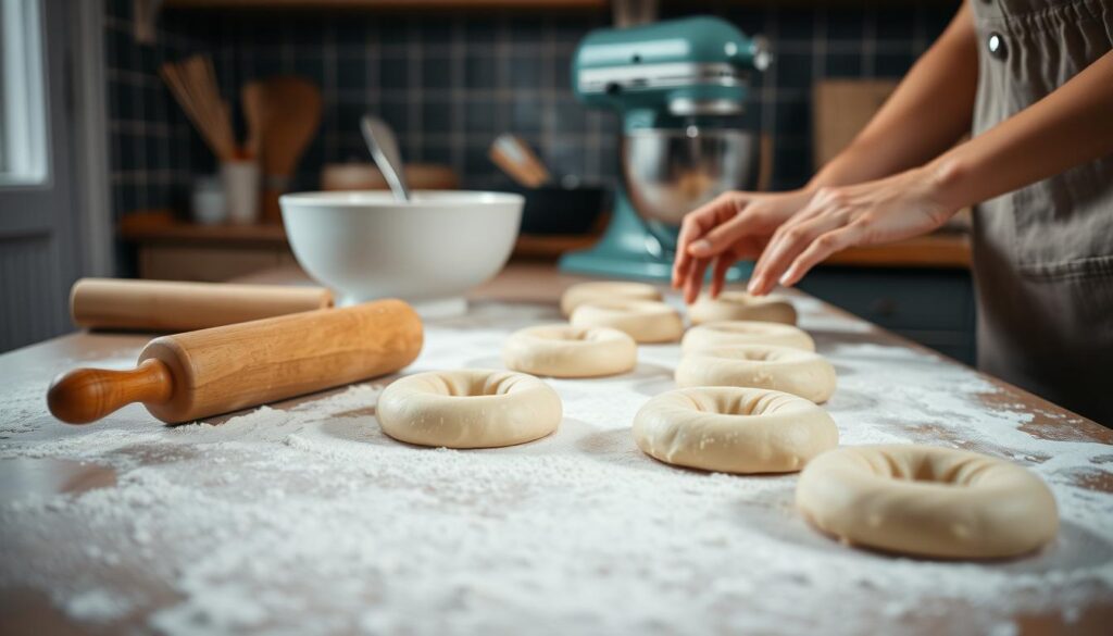 teknik menguleni donat